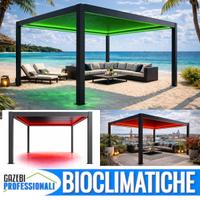 Pergole bioclimatiche 3x4m motorizzate luci led