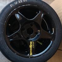 4 Cerchi Speedline neri trofeo 