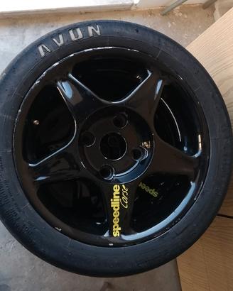 4 Cerchi Speedline neri trofeo 