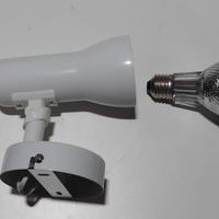 N° 3 Faretti con lampadine par e led 13,5 watt