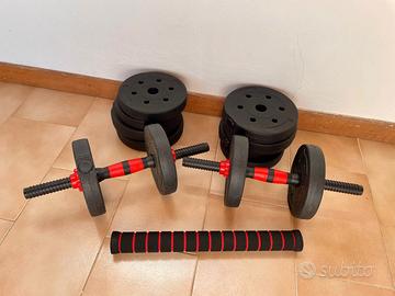 Set Manubri + Bilanciere Regolabile 20KG