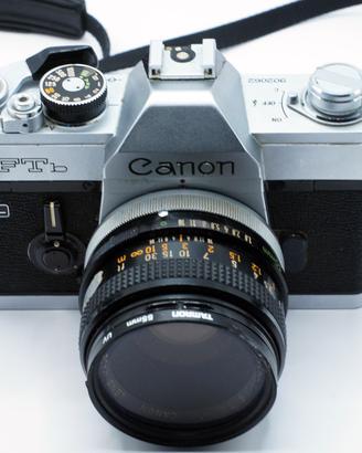 Canon Ftb Ql con ottica canon 50mm