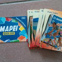 cartoline da collezione Team Mapei 2002