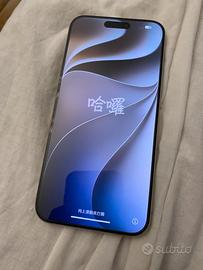 Iphone15  pro Max 256 giga