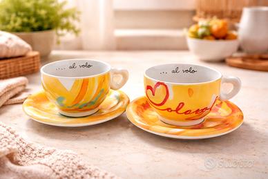 Set tazze cappuccino Thun colorate