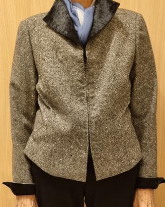 giacca donna  in tweed