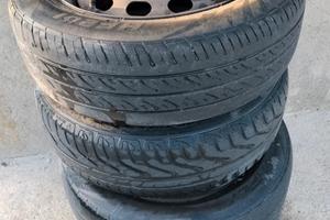 treno gomme usate completo di cerchi 