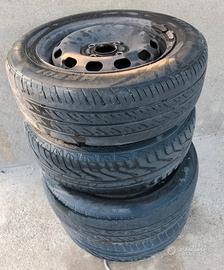 treno gomme usate completo di cerchi 