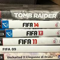 PS3 Giochi per Playstation PS3 Fifa, Tomb Raider