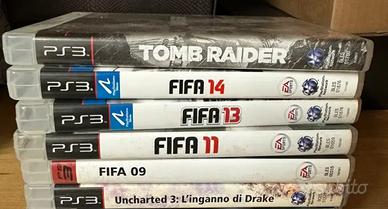 PS3 Giochi per Playstation PS3 Fifa, Tomb Raider