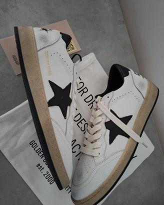 Golden Goose Ball Star, White/Black , Taglia 43