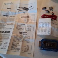 Kit montaggio orologio digitale per auto vintage