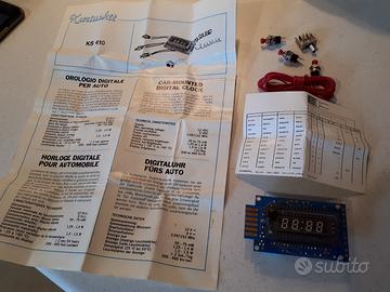 Kit montaggio orologio digitale per auto vintage