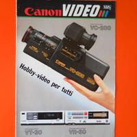 Catalogo Canon Video (ed. Italiana 1984)