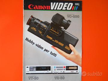 Catalogo Canon Video (ed. Italiana 1984)