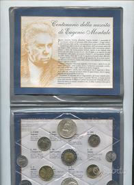 DIVISIONALE ITALIA 1996 ARGENTO 500+1000 MONTALE