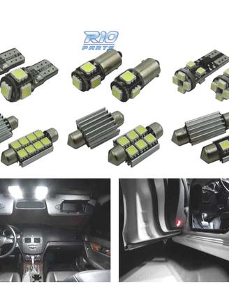 KIT 15 LAMPADE LED INTERNE MERCEDES CLASSE C C204 