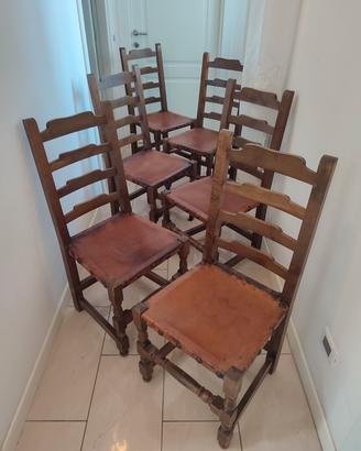Set di 6 sedie vintage 
