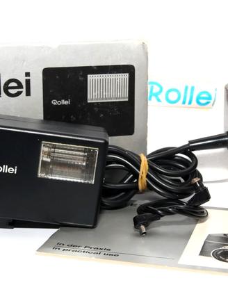 FLASH ROLLEI E15 Vintage + ALIMENTATORE Fotocamera