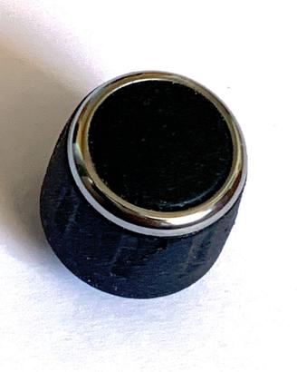 Manopola controllo volume cromata BMW 65129119442