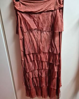 gonna lunga con volant