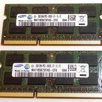 Memoria 4GB (2x2GB) SoDimm Samsung PC3-8500 DDR3-1