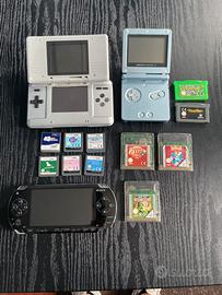 lotto nintendo ds + game boy + psp