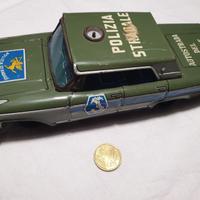 Auto latta vintage Polizia Stradale
