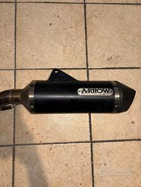 scarico arrow CARBON nero per 701/690