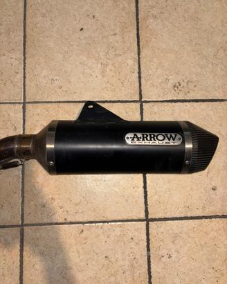 scarico arrow CARBON nero per 701/690