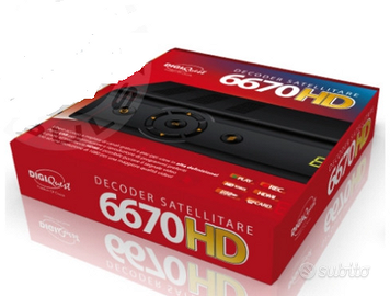Decoder satellitare Digiquest 6670HD