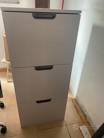 Cassettiera bianca alta no ikea