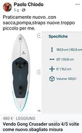 wingfoil cruzader board € 480