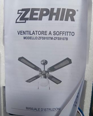 ventilatore da soffitto senza pale 