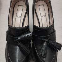 SCARPE MARCA N°21 TAGLIA 40 PELLE NERA