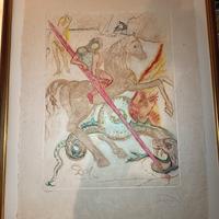 Salvador Dalí – "S. Giorgio e il Drago" (1975) – C