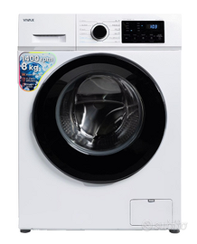 LAVATRICE 8KG 1400 GIRI CLASSE A 12 PROGRAMMI