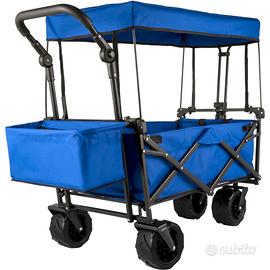 Carrello Pieghevole per Vagoni in Blu, Carretto Pi