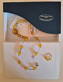 Parure  di Agata gialla