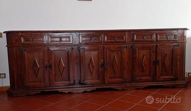 credenza controbuffet arte povera 300x43x100 cm