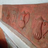 placca di rame in rilievo