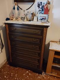 cassettiera in legno 