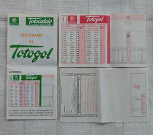 Totogol 1993 - 2 Schedine n. 1 Intonse + Dépliant
