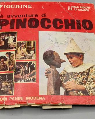 Pinocchio Comencini album figurine Panini 1972