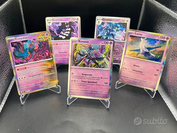 Lotto 5 Carte Pokémon Psico Holo 🇮🇹