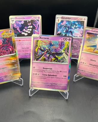 Lotto 5 Carte Pokémon Psico Holo 🇮🇹