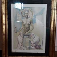 QUADRO LITOGRAFIA UGO ATTARDI