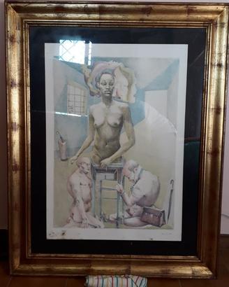 QUADRO LITOGRAFIA UGO ATTARDI