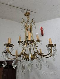 lampadario con pendenti