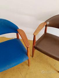 Sedie vintage Kurt Olsen design danese anni 50